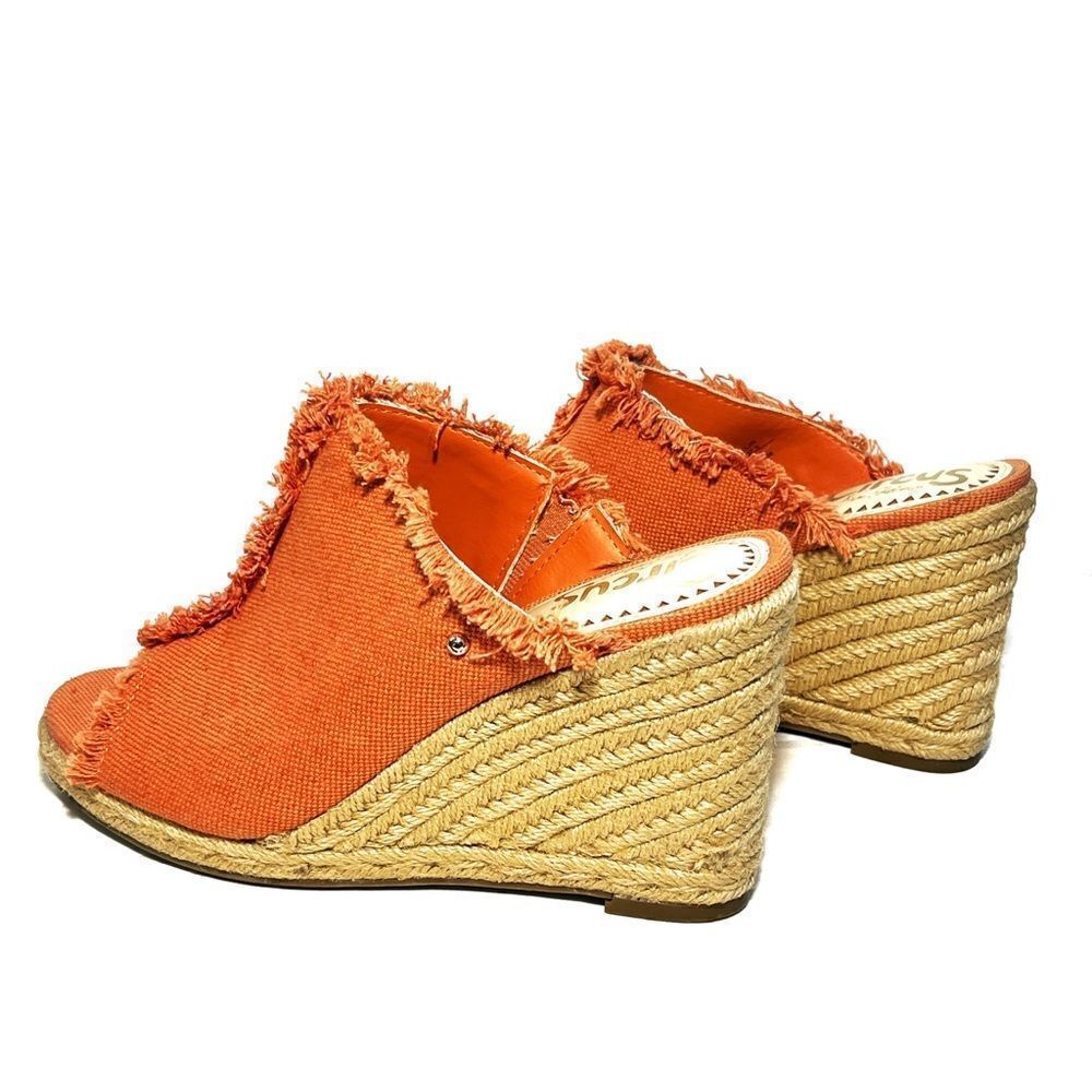 Circus by Sam Edelman Orange Baker Wedges {Size 7.5} - Picture 3 of 12